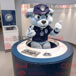 Mascot character of a Navy...