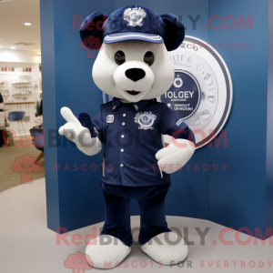 Mascot character of a Navy...