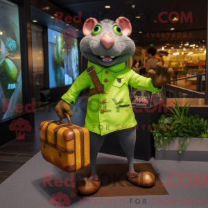 Mascot karakter van een...