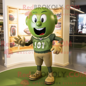 Mascot character of a Olive...