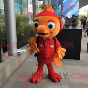 Mascot character of a Red...