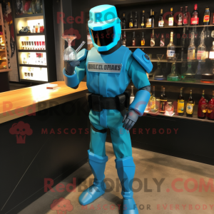 Personaje mascota de un Gi...
