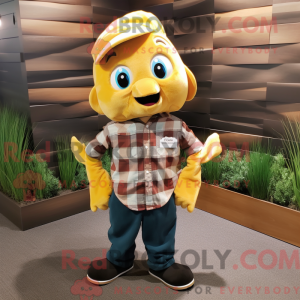 Mascot character of a Gold...