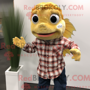 Maskottchen eines goldenen...