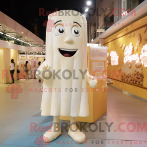Mascot character of a White...