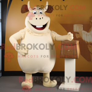 Mascot character of a Cream...
