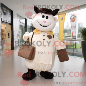 Mascot character of a Cream...