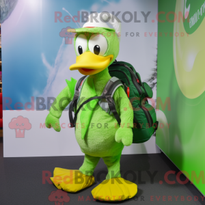 Maskot-karakter af en...