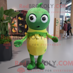 Mascot character of a Olive...