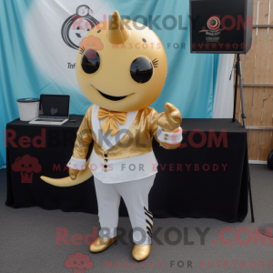 Mascot karakter van een...