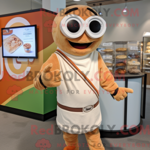Maskot karakter av en Tan...