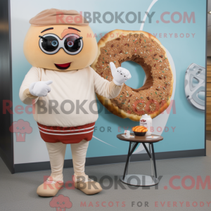 Maskot karakter av en Tan...