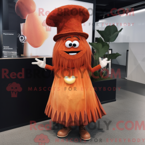 Mascot character of a Rust...