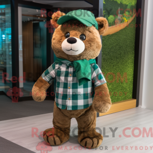 Personaje mascota de un oso...