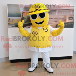 Mascottekarakter van een...