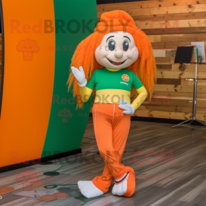 Orange irländska flagga...