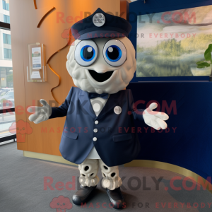 Mascot character of a Navy...