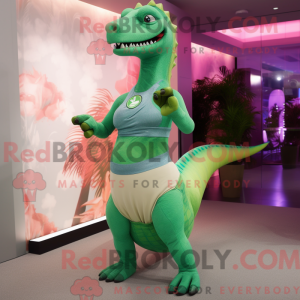 Mascot character of a Green...