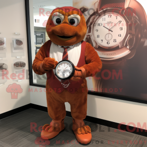 Mascot character of a Rust...