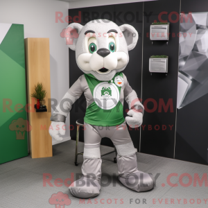 Maskot karakter af et sølv...