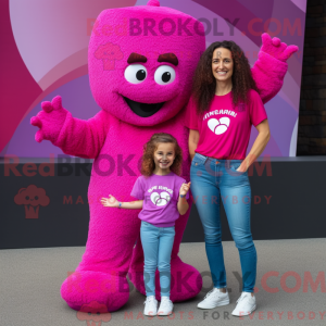 Mascottefiguur van een...