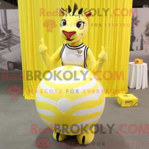 Mascot character of a Lemon...