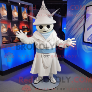 Mascot character of a White...