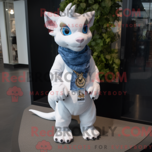 Mascot character of a White...