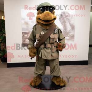 Mascot karakter van een...