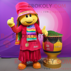 Postava maskota Magenta Pot...