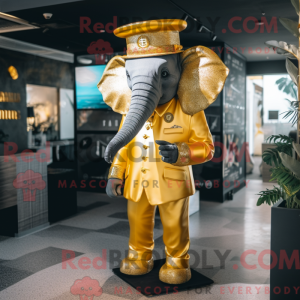 Mascot character of a Gold...