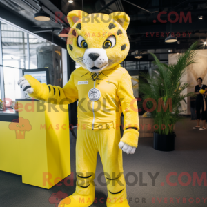 Mascot character of a Lemon...