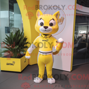 Mascot character of a Lemon...