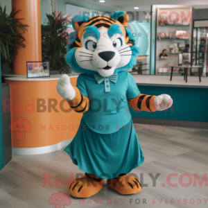 Postava maskota Teal Tiger...