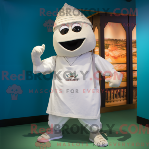 Maskot postava White Pad...