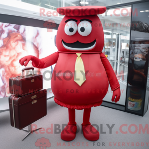 Mascot character of a Red...