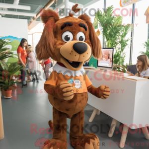 Mascot karakter van een...