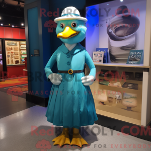 Maskottchen einer Cyan-Möwe...