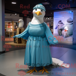 Maskottchen einer Cyan-Möwe...