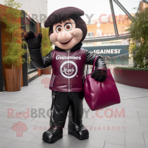 Magenta Guinness maskot...
