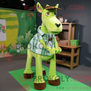 Mascot character of a Lime...