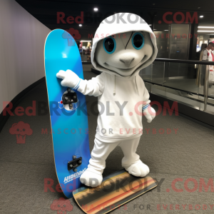 Mascot character of a White...