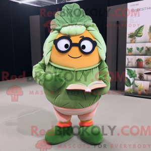 Mascot character of a Peach...