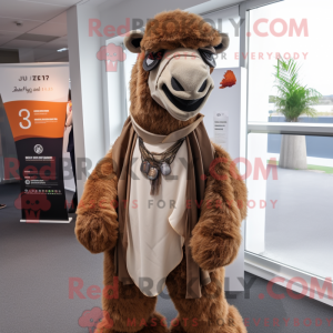 Mascottefiguur van een...