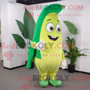 Mascot character of a Green...
