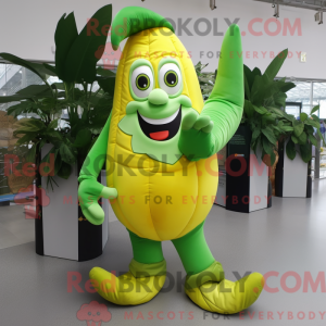 Mascot character of a Green...