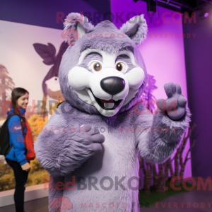 Personaggio mascotte Purple...