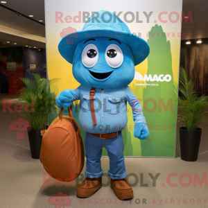 Mascot character of a Blue...
