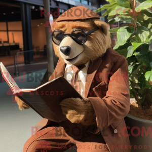 Mascottefiguur van een...