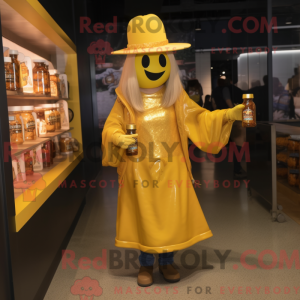 Mascottefiguur van een...